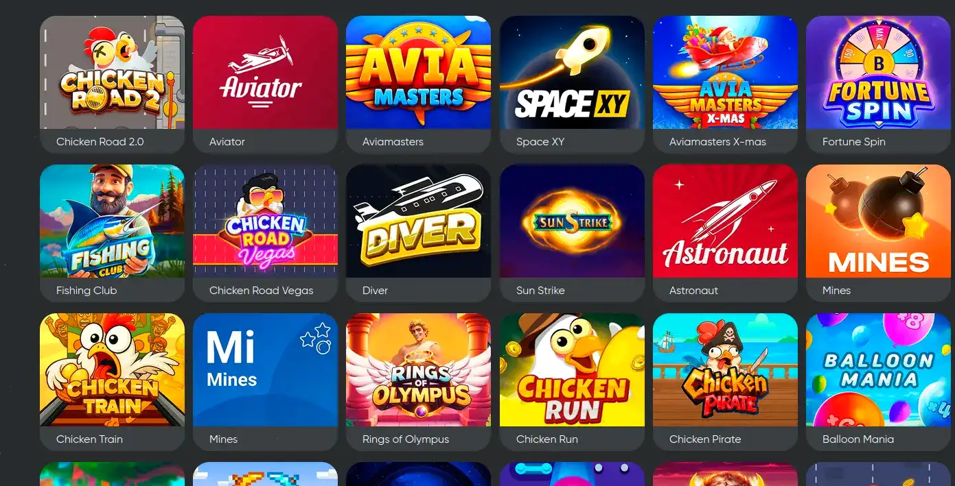 Cтильное казино Поперло с карточками игр на заднем фоне